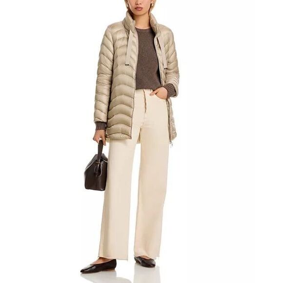 Herno Quilted Coat in Chantilly IT 38/ US 2 $855 - Picture 2 of 14